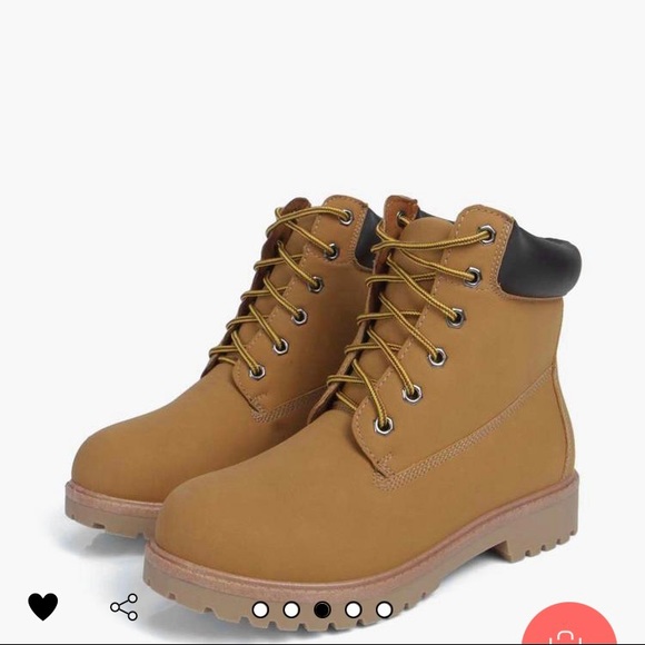 Puffed cuff combat boots - Picture 2 of 3